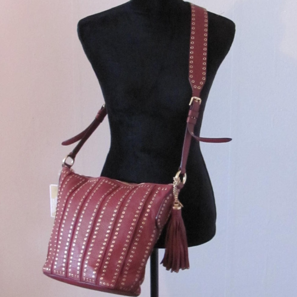 NWT Michael Kors Brooklyn Grommet Leather Tote - Picture 6 of 8